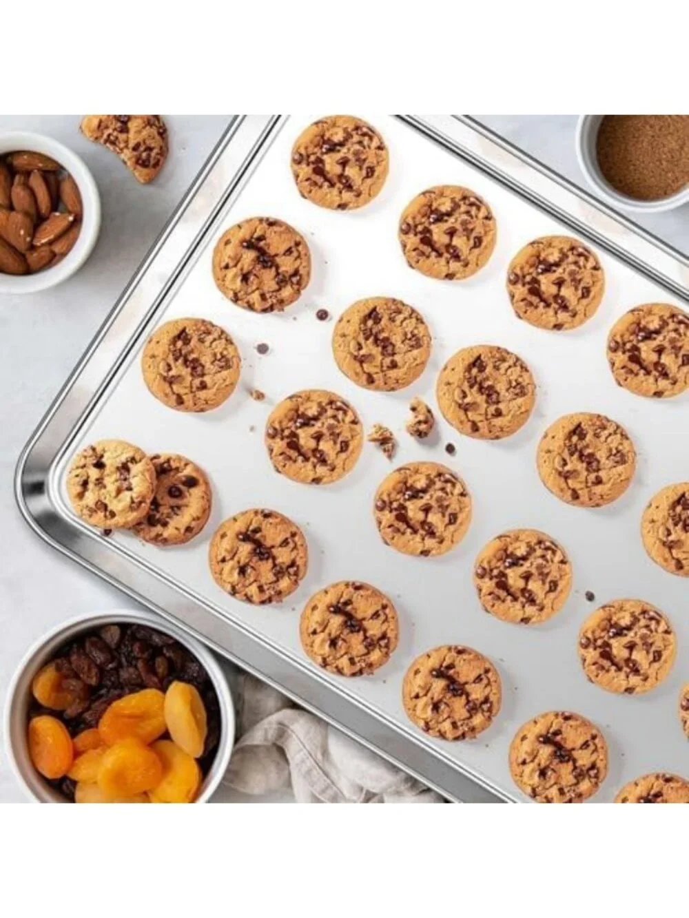 Heavy Duty Stainless Steel Baking Sheets Set - 3 Pack, 18x13 Inch, Kitchen